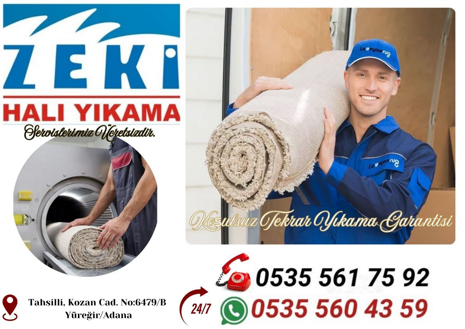Yüreğir Halı Yıkama Fiyatları
